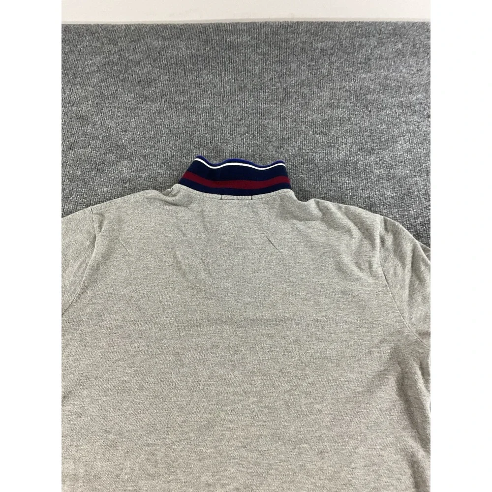 Polo Ralph Lauren Polo Shirt Mens Large Gray Short Sleeve Big Pony Cotton Classi